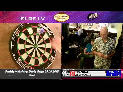 Paddy Whelan`s Darts Riga 07.09.2017 - final