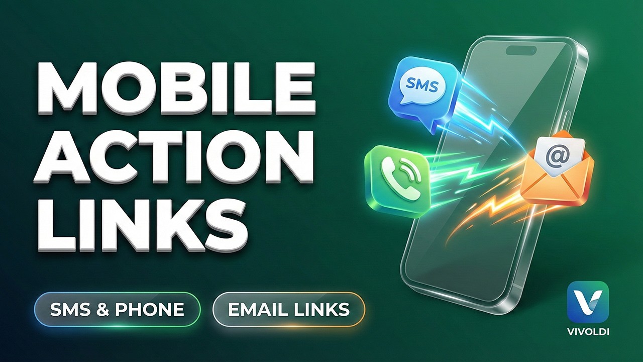 How to Create SMS, Phone Number, and Email Links