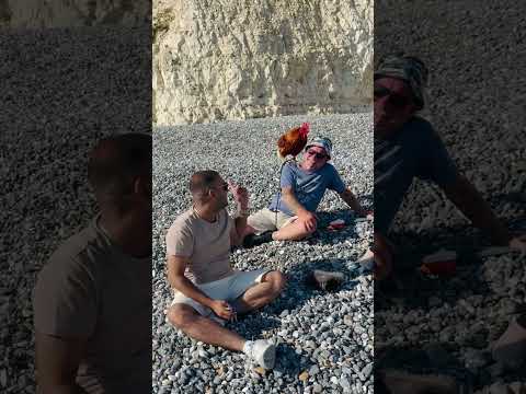 Hens on beach 🥰🥰🥰 london