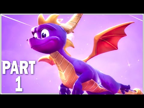 SPYRO REIGNITED TRILOGY Gameplay Walkthrough Part 1 - INTRO (Full Game)
