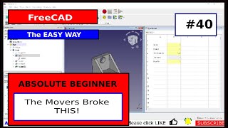 FreeCAD for Beginners #40 Corner Bracket - Look what the movers broke!