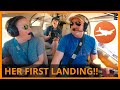 Her FIRST LANDING was a ROUGH one but still a huge flying success!