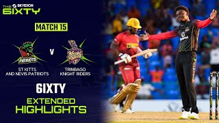Extended Highlights | St Kitts & Nevis Patriots vs Trinbago Knight Riders | The 6IXTY 2022 Men
