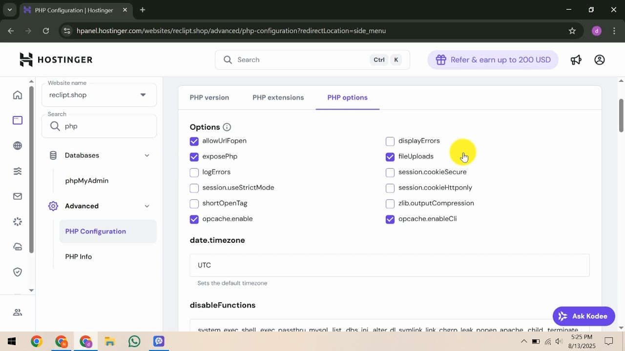 How To Fix PHP Not Working in Hostinger