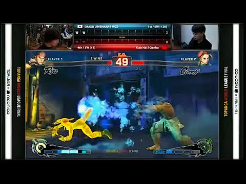 Daigo Umehara (Ryu) vs Xiao Hai (Cammy) - SSF4 AE2012