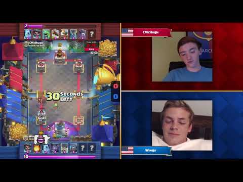 CMcHugH vs wings - Clash Royale Crown Championship [Week Two] [HD]
