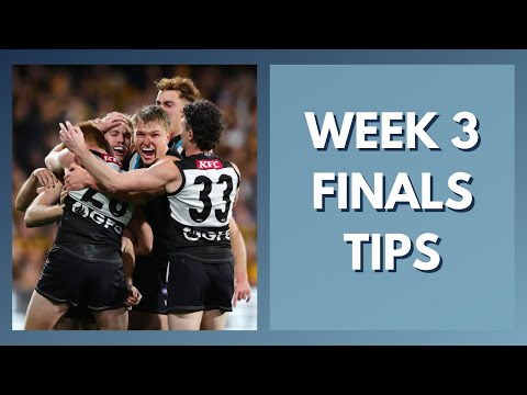 AFL FINALS WEEK 3 TIPS - Footy & Stuff