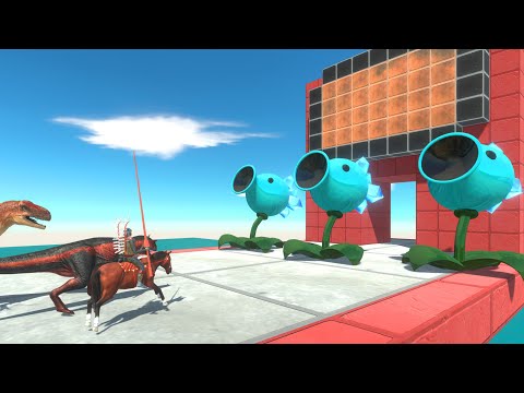 Ice Peashooter vs All Units - Animal Revolt Battle Simulator