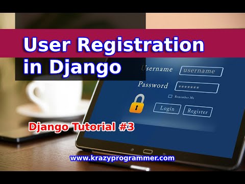 Django user Registration | Step by step Live Practical