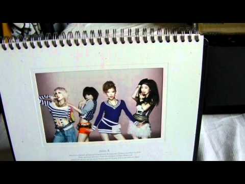 Unboxing, review, K-pop 2012 calendar, kpop groups and traditional korean musical instruments