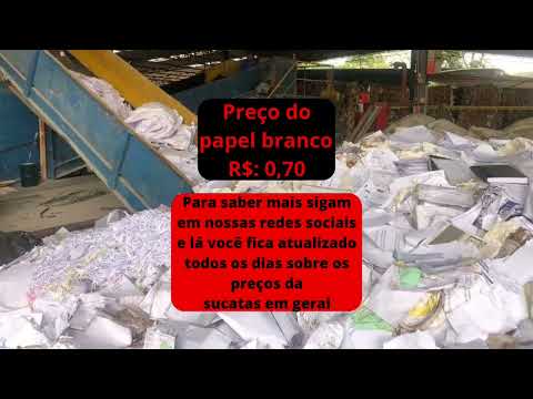 Preço do papel branco hoje!!