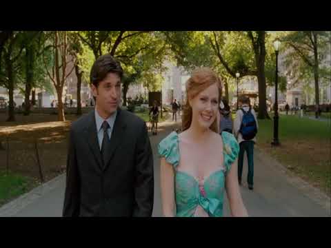 Enchanted - Robert and Giselle walk together