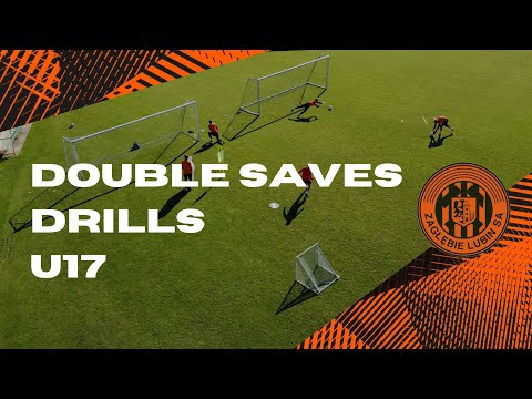AP KGHM Zaglębie Lubin - U17 - Double saves drills