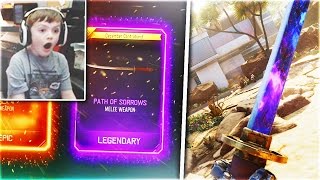 I FINALLY GOT IT! (Black Ops 3 DLC MELEE WEAPON Reaction)