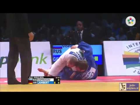 Judo 2014 Grand Prix Havana: Voprosov (RUS) - Lambert (GER) [-90kg] bronze