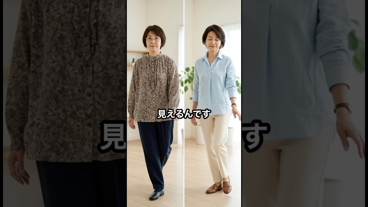 50代,60代は今年の春このシャツを着ると完全に老け見えします