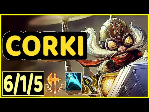 ADC Challenger VOD 10CSPM Gameplay - Corki vs Varus | 6/1/5