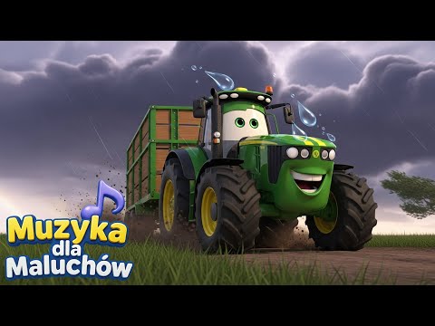 Wielka Burza na Farmie ⛈️ | Traktor na Ratunek 🚜 | Muzyka dla Maluchów