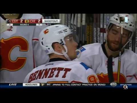 CALGARY FLAMES vs CHICAGO BLACKHAWKS (FULL SHOOTOUT) Oct 24