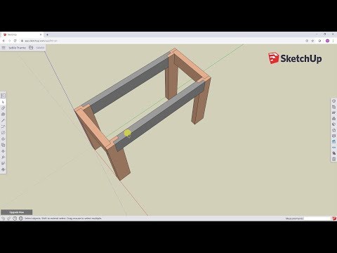 68. SketchUp tutorials for beginners - part 3: simple joinery