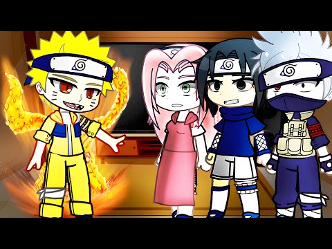 Naruto friends react to Naruto & Kurama // Gacha Club