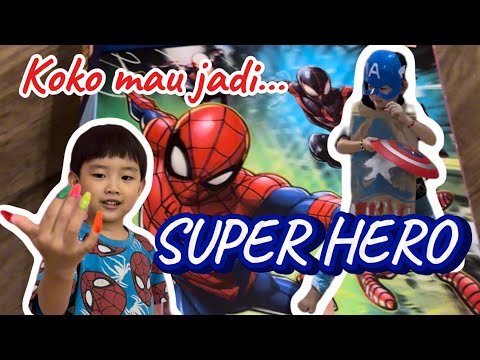 ADEK MAU JADI KOKO SUPER HERO