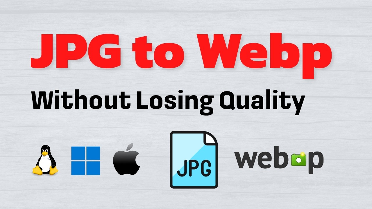 How to Convert JPG to WebP Without Losing Quality