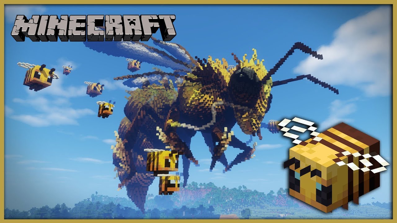 Papercraft Minecraft Bee [all textures]  Minecraft crafts, Minecraft  designs, Modelos de minecraft