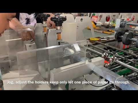 How to Install and Commissioning Burger Box Making Machine/Carton Erecting Machine