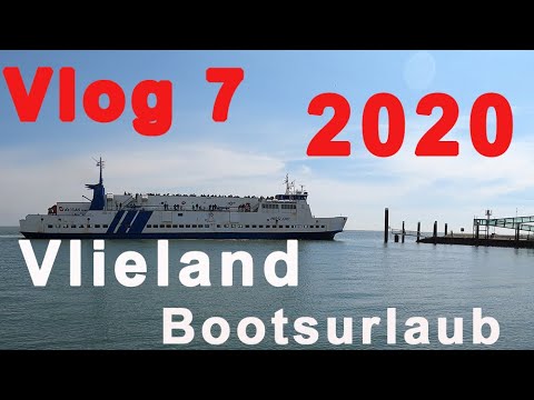 Vlog 7: Boating Holiday 2020 - Vlieland in Friesland - Boating in June Netherlands from Terschelling