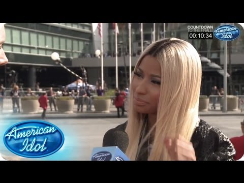 Nicki Minaj at the Finale Pre-Show - AMERICAN IDOL SEASON 12