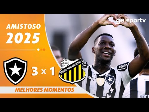 Gols e lances de Botafogo x Novorizontino