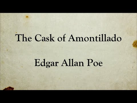 The Cask of Amontillado | Edgar Allan Poe | Horror Short Story | Full Text English Audiobook
