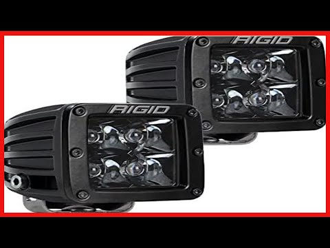 202213BLK Rigid D-Series PRO | Spot Midnight Edition | PAIR (set of 2) LED lights, 202213BLK