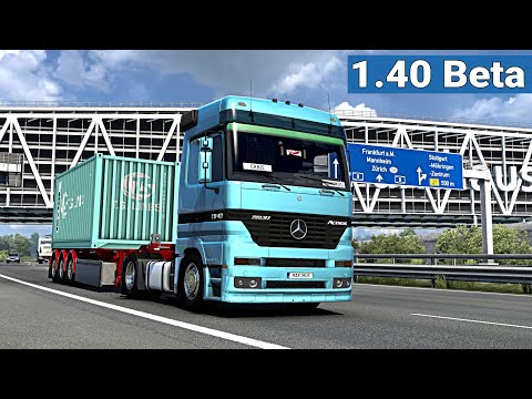 ETS2 1.40 Open Beta ★ Mercedes Actros MP1 durch Deutschland [1730] EURO TRUCK SIMULATOR 2