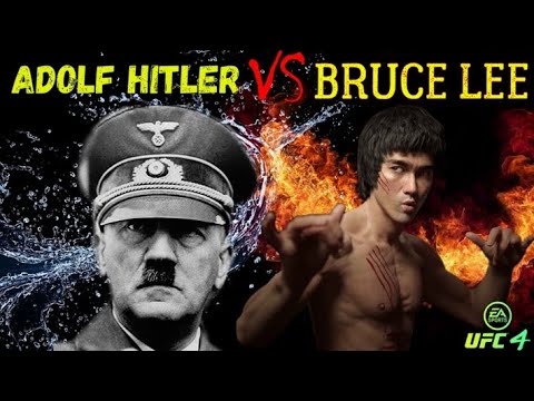 Bruce Lee vs. Adolf Hitler - EA sports UFC 4 - CPU vs CPU