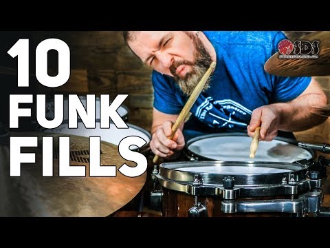10 EASY Beginner Funk Drum Fills | Stephen Taylor Drum Lesson