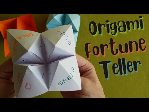 How to Make an Origami Fortune Teller  &  How to use it!