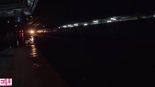 preview picture of video 'Night Blast : 22867 Durg Humsafar Express blasts Khurai at Night !'