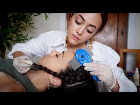 Soothing ASMR Scalp Check: Tingling Triggers, Close-Up Care & Head Massage | Soft Spoken Guidance