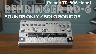 Video thumbnail for Behringer RD-6 (Roland TR-606 clone) - Only Sounds / Sólo Sonidos by FutureMusic.es