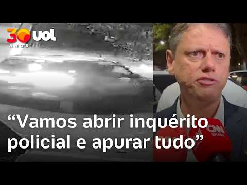 Tarcísio diz que ‘vai apurar tudo’ após Haddad dizer que foi seguido pela PM