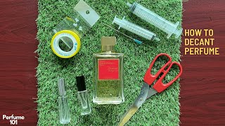 How to DECANT your Perfume ? | (Class #8)