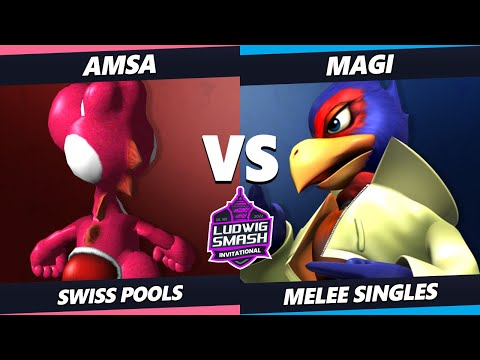 Ludwig Invitational - aMSa (Yoshi) Vs. Magi (Falco) SSBM Melee Tournament