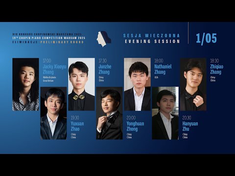 The 19th International Fryderyk Chopin Piano Competition (preliminary round) 2nd session, 1.05.2025
