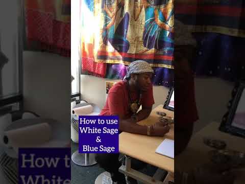 How to Use Sage 🕯️ White Sage vs Blue Sage  @kemeticscience