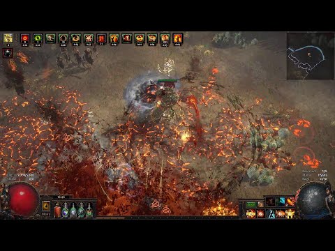 (PoE - 3.20 Sanctum) Tectonic Slam Warcry Chieftain - Showcase, No Commentary