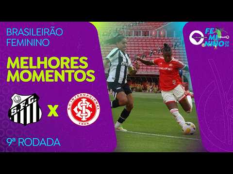 Gols e lances de Santos x Internacional