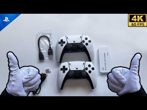 M15 2.4G Wireless Game Stick Unboxing & Review! (FAKE PS5) 4K 60FPS