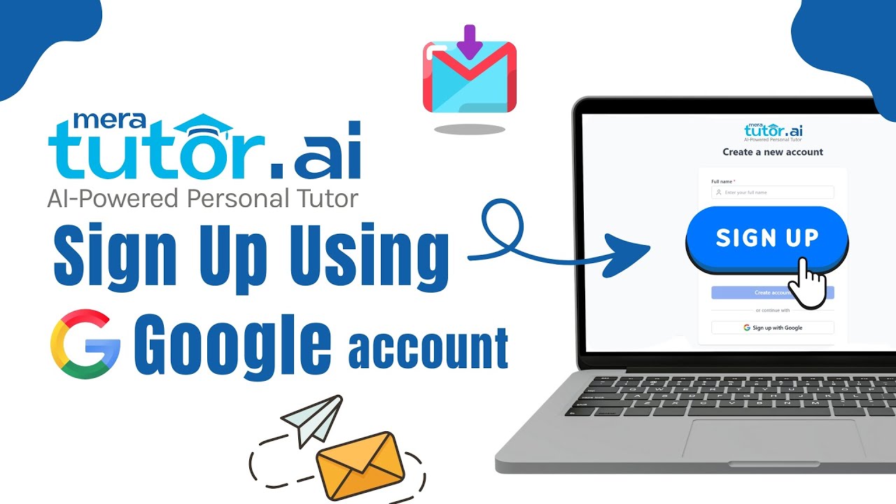 03. How to Sign Up in MeraTutor.AI Using Your Google Account 